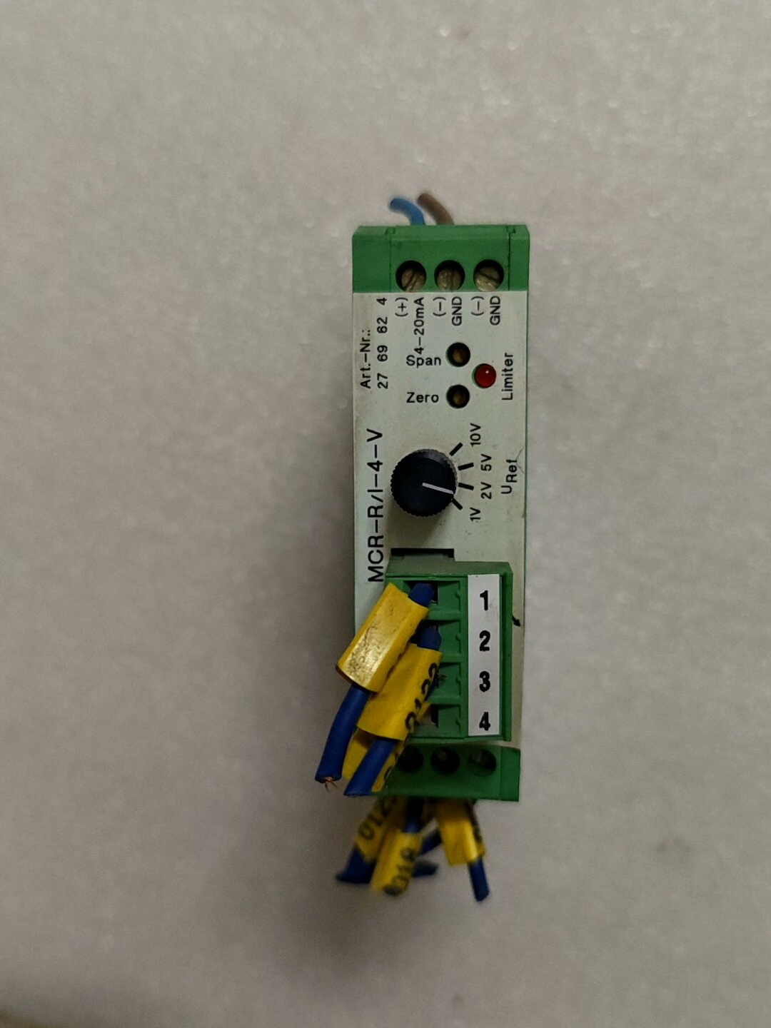拆机菲尼克斯 2769624 MCR-R/I-4-V  不