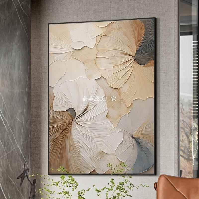 手绘油画象大芬村奶油客法式装饰HPWOAYOF画抽餐厅挂画沙关发背景图片