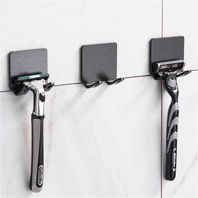 No-Punch Razor Holder Adhesive Razor Storage Hook剃胡刀黏钩