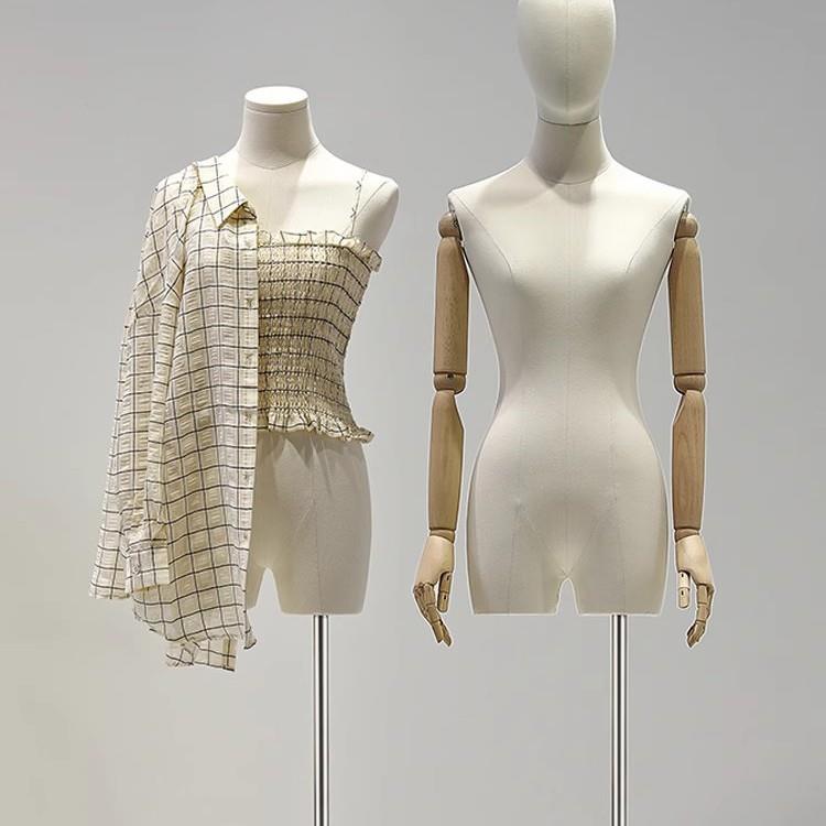 韩版锁骨小胸女装模特展示架全身假人体橱窗人台半身服装店模特架
