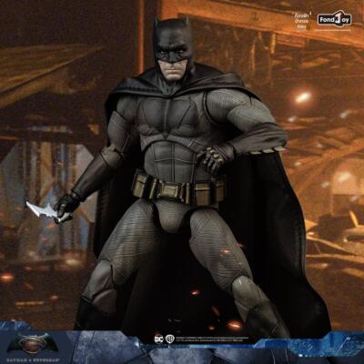 Fondjoy泛乐正义联盟轻甲大本蝙蝠侠手办关节可动DC人偶玩具摆件