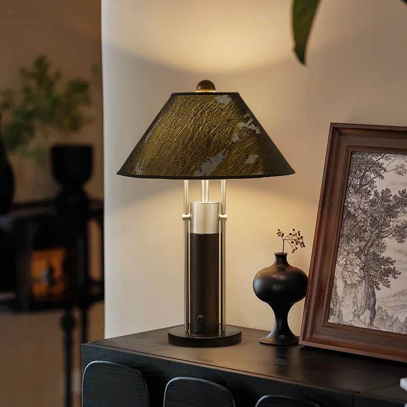 中古风客厅卧室床头台灯复古中国风茶室民宿装修装饰宋式美学灯具