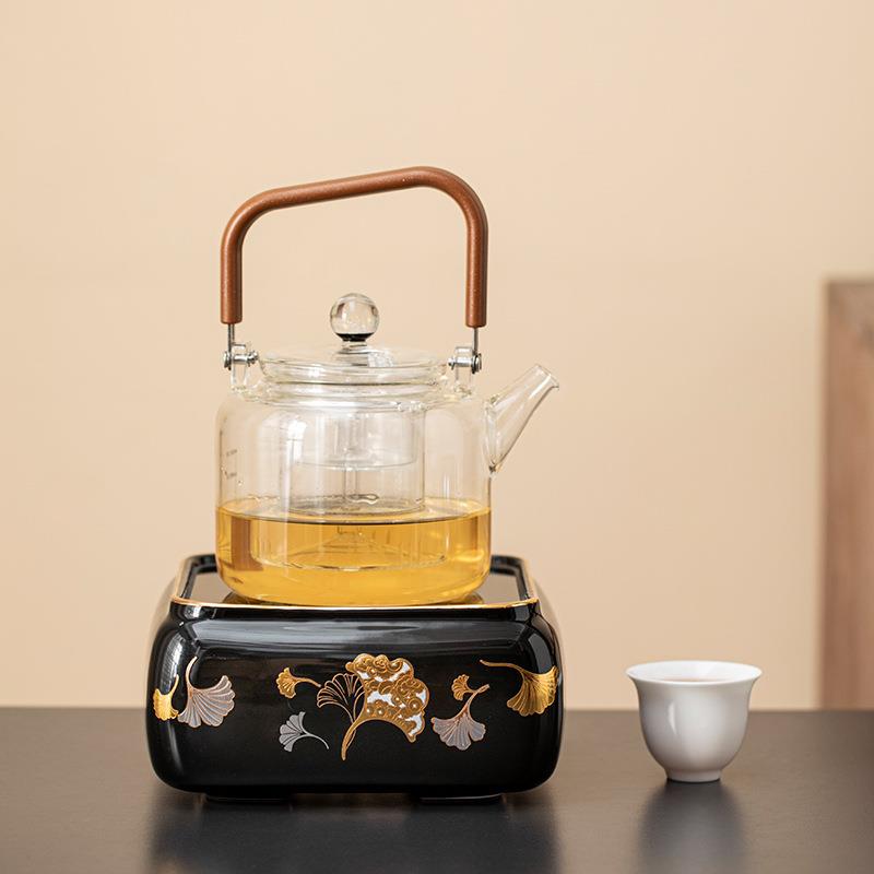 智能电陶炉煮茶器玻璃烧养生壶水壶大容量煮茶壶小型电热茶炉套装