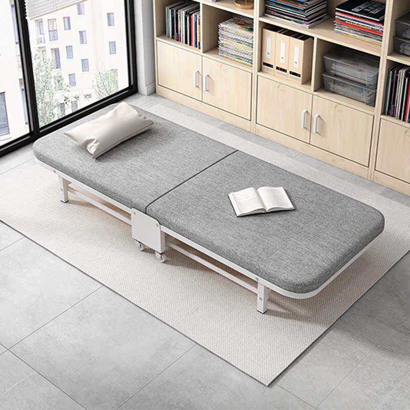 折叠床办公室午休单人可携式午睡床陪护床家用简易床沙发床结实耐