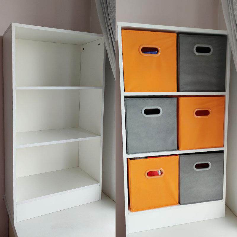 简易五层学生书架落地书柜儿童置物柜自由组合书房柜子陈列文件柜