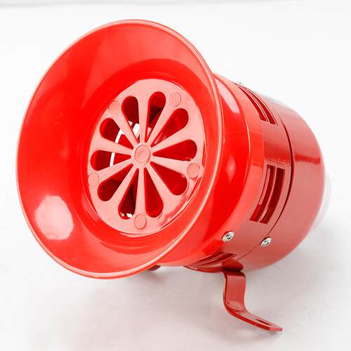 MS-390 马达报警器 加厚外壳高速旋转风螺声音传播远灵敏度高220V