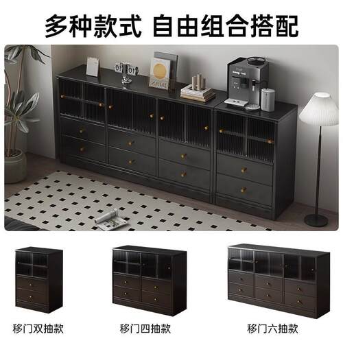 客厅入户UAF玄关柜物轻奢风储落物柜防尘书柜地置柜墙书架抽屉柜