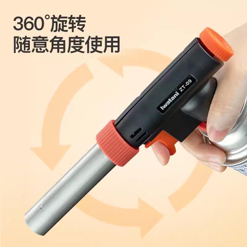 岩谷便携式喷枪头点火器卡式气罐喷火枪料理烘培烧猪毛焊枪