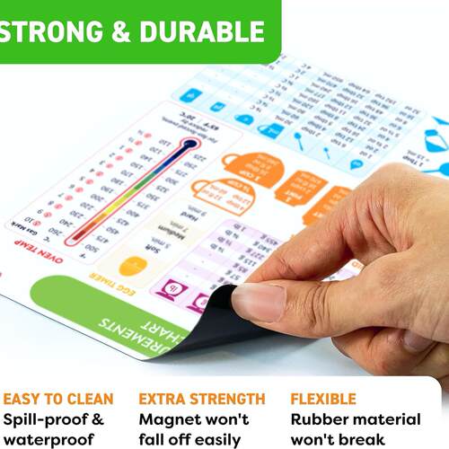 Measurements Conversion Chart Magnet Baking Accessories