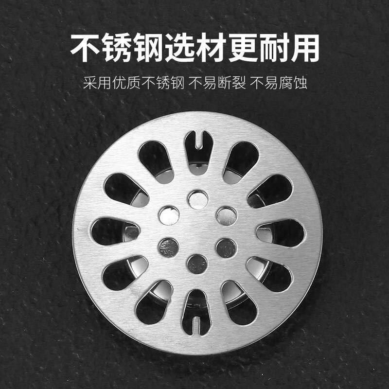 厂家直供不锈钢地漏盖浴室隔臭地漏盖片圆形盖板地漏过滤网防杂物