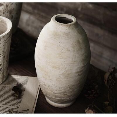 落地花瓶高款新款设计欧式桌面摆件民宿酒店客厅专用餐桌美式培植