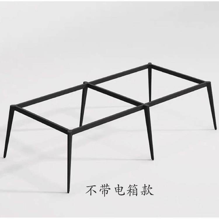 桌脚会桌腿A-0045电议脑职员支架简约长铁条工台架餐台作脚加工
