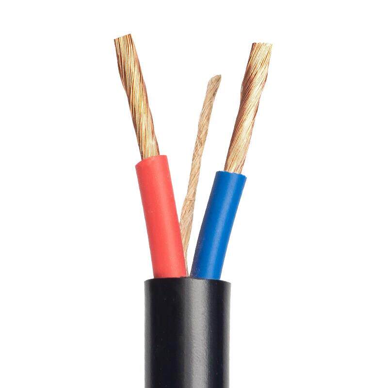国标RVV工程电源线2芯3芯1.5 2.5 4 6平方电缆监控护套线家用电线