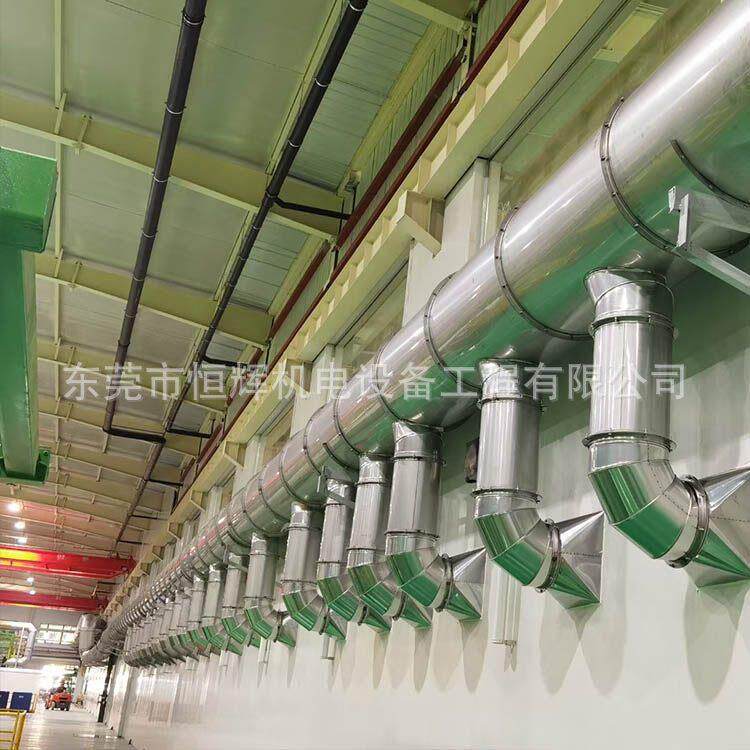 打磨车间除尘系统管道粉尘管道工业吸尘管道