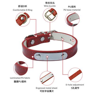 Custom Christmas Dog Collar Bow Knot Plaid Dog Pet Collars P