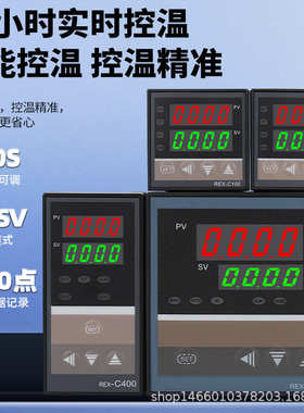 温控仪双输出PID调节控制数显式温控仪REX-C700 REX-C100K PT100