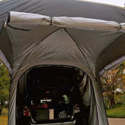 户外车载车尾帐篷自驾游SUV车免搭建弹出式帐篷防蚊遮阳车后帐篷