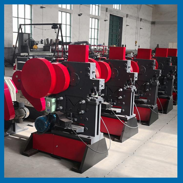 小型机械槽钢角钢冲孔机数控冲剪机多用途液压双头锻压机床