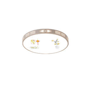 led吸顶灯简约现代2025年新款 主卧灯轻奢温馨浪漫卧室灯房间灯具