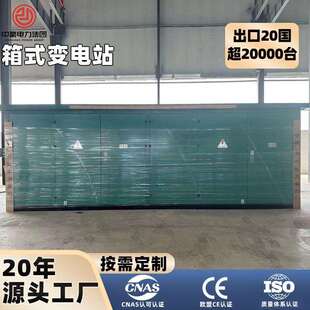 欧式箱式变电站250kva美式箱变变压器315kva组合式路灯箱变100V