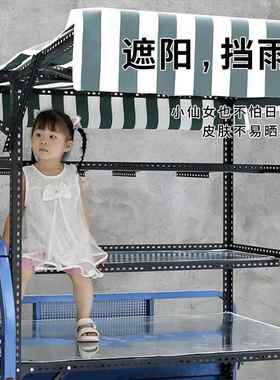 雨棚装定做F969HSHM尺寸油炸串户外小吃三组轮车摆摊架子多煎带饼