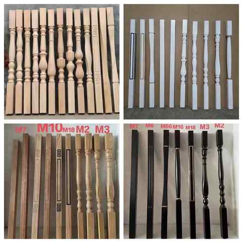 厂家直销室内外实木楼梯烤漆立柱扶手栏杆飘窗欧式简约家用护围栏