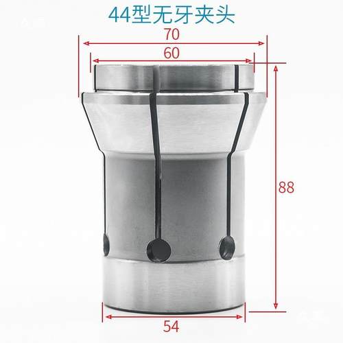 数控车床4无牙夹头前主推式4高精弹簧钢加轴硬研磨JC洽群机677型