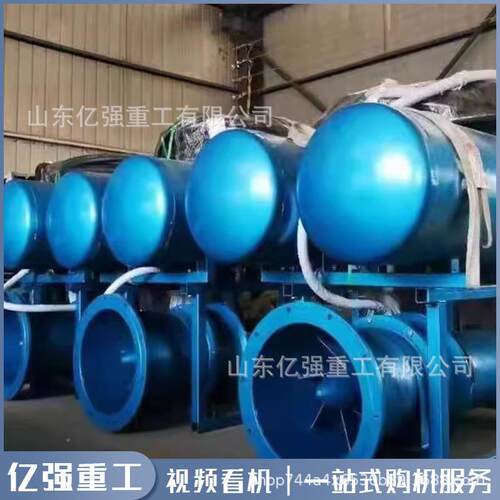 浮流筒式潜水泵大量中吸式浮筒水轴流泵河道排BWO防汛涝大排型抽