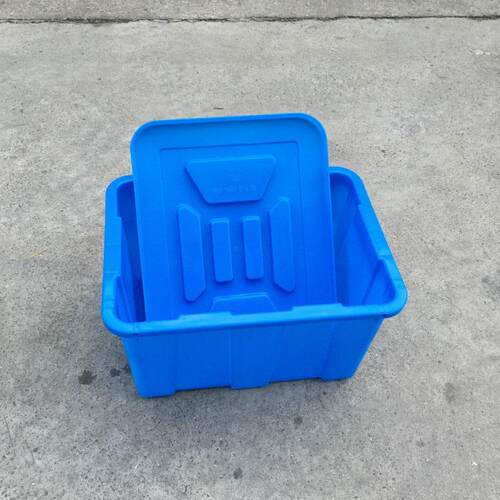 如顺胶业生产614周转箱加厚带盖塑料水箱