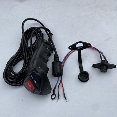 促销绞盘配件 控制手柄 线 线控手柄 绞盘控制开 关 超长电源线