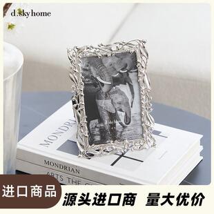 摆台摆创件意装 样板房软装 金属框式 立迪斯相0972C凯现代简约新款