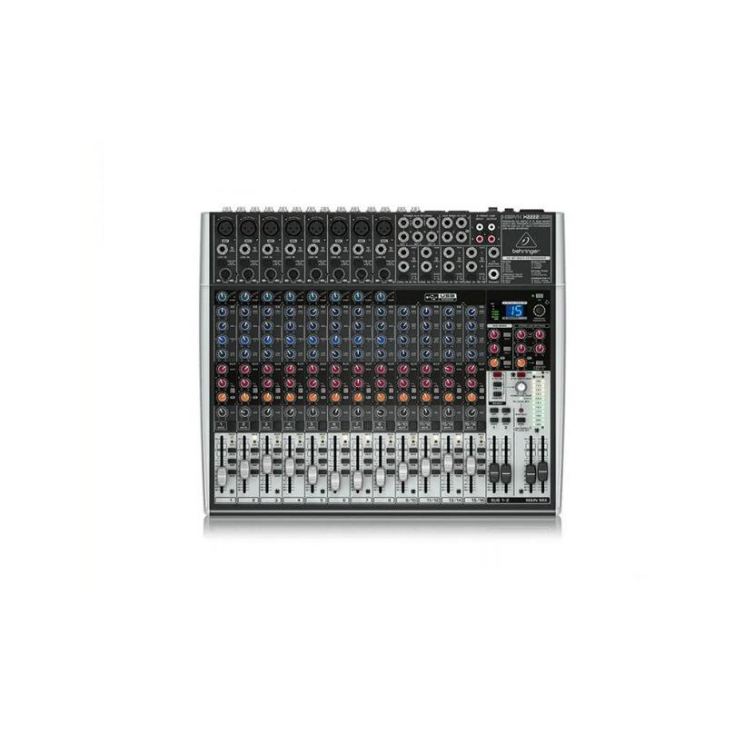 behringerQX-2222USB新品模拟调音台高级8路单声道模拟调音台