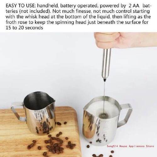 Handheld Milk Frother Electric Hand Foamer Blender Drink
