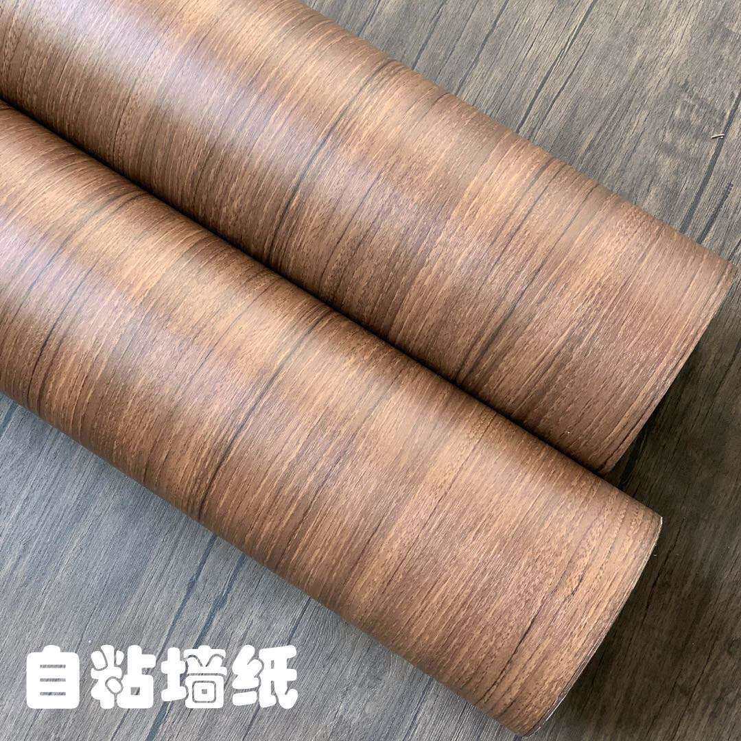 复古怀旧仿木纹自粘墙纸 软装波音软片 展柜展台贴膜 背胶壁纸