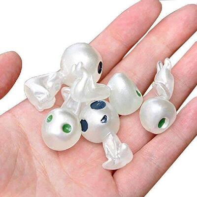 10pcs Luminous Elves Mini Figures Fish Tank Decor Glow in