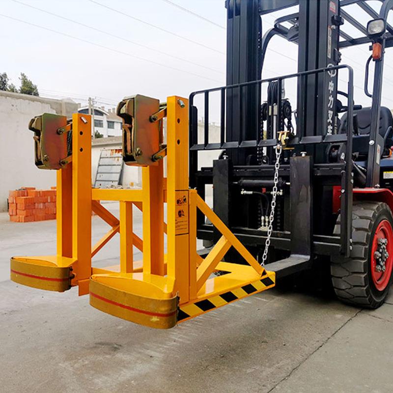 桶夹WWW具叉车油卸桶器桶双桶油桶型鹰嘴油搬运抓桶器重夹桶夹