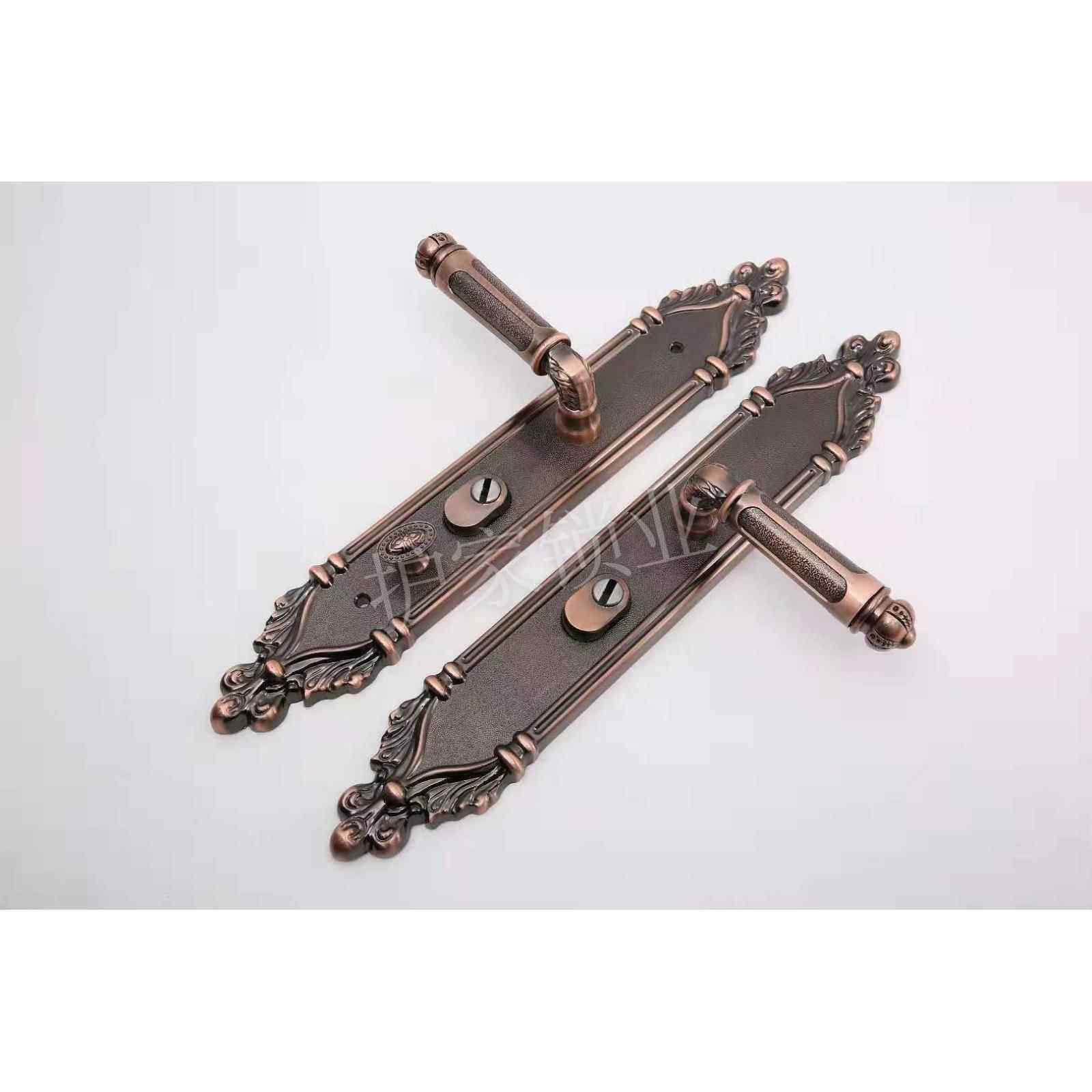 豪华防盗门拉手锌合金加厚红古铜通用型把手孔距235通用型把手,基础建材,机械门锁,淘宝优惠券,粉丝福利购,淘宝优惠卷