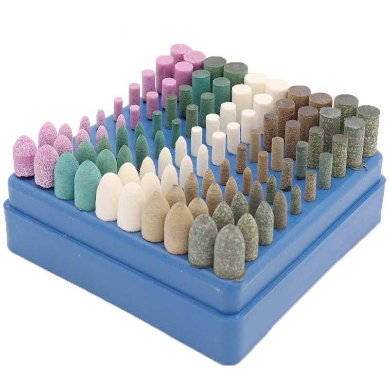 电磨套装砂轮/羊毛牛皮/橡胶芝麻抛光磨头混合火石仔套装3柄100支,标准件/零部件/工业耗材,磨头,淘宝优惠券,粉丝福利购,淘宝优惠卷