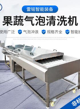海蛎子清洗设备商用全自动小龙虾清洗机黄桃山药果蔬气泡清洗机