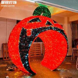 万圣节狂欢Halloween灯光装置户外防水led造型节日灯南瓜幽灵