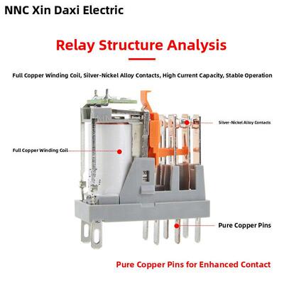 欣大NNC69KL-2Z 1Z中间薄型继电器DC12V AC220V8脚RJ2S-CL-D24 1S
