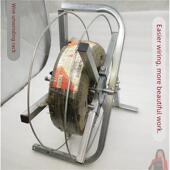 手摇收绳器收线盘轮快速转线盘电线架绕线钢丝绳电缆盘绳机卷绳器