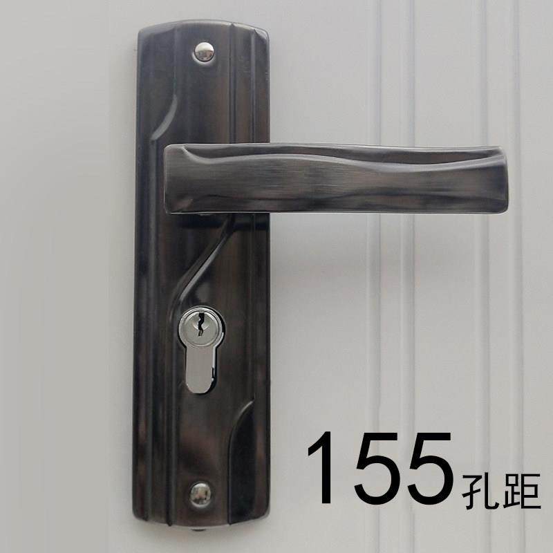 老式小50锁体室内门锁锁芯老款木门锁配锁锁具配件面板孔距155mm