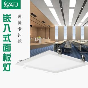 ed卡平板灯3PKL6w 安装 60x0弹簧扣式 led面板灯3l0x12030x306嵌入式