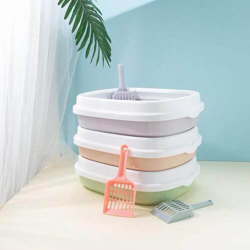 Litter box Thickened semi-enclosed litter box cat toilet