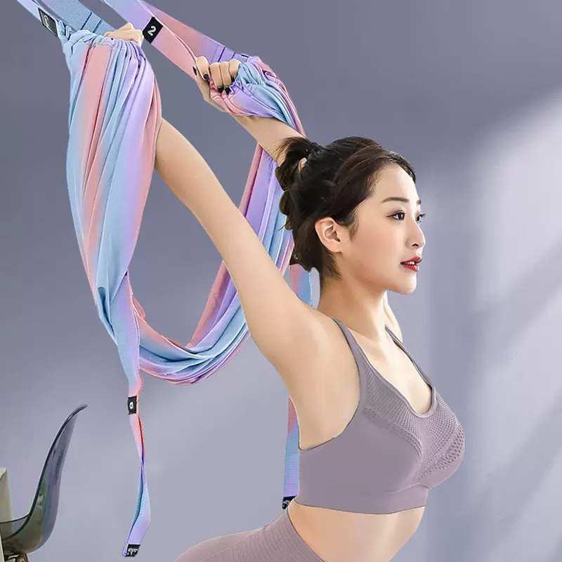 瑜伽一字训练腰绳空中家用带下马辅助伸展器墙吊绳门上挂倒立
