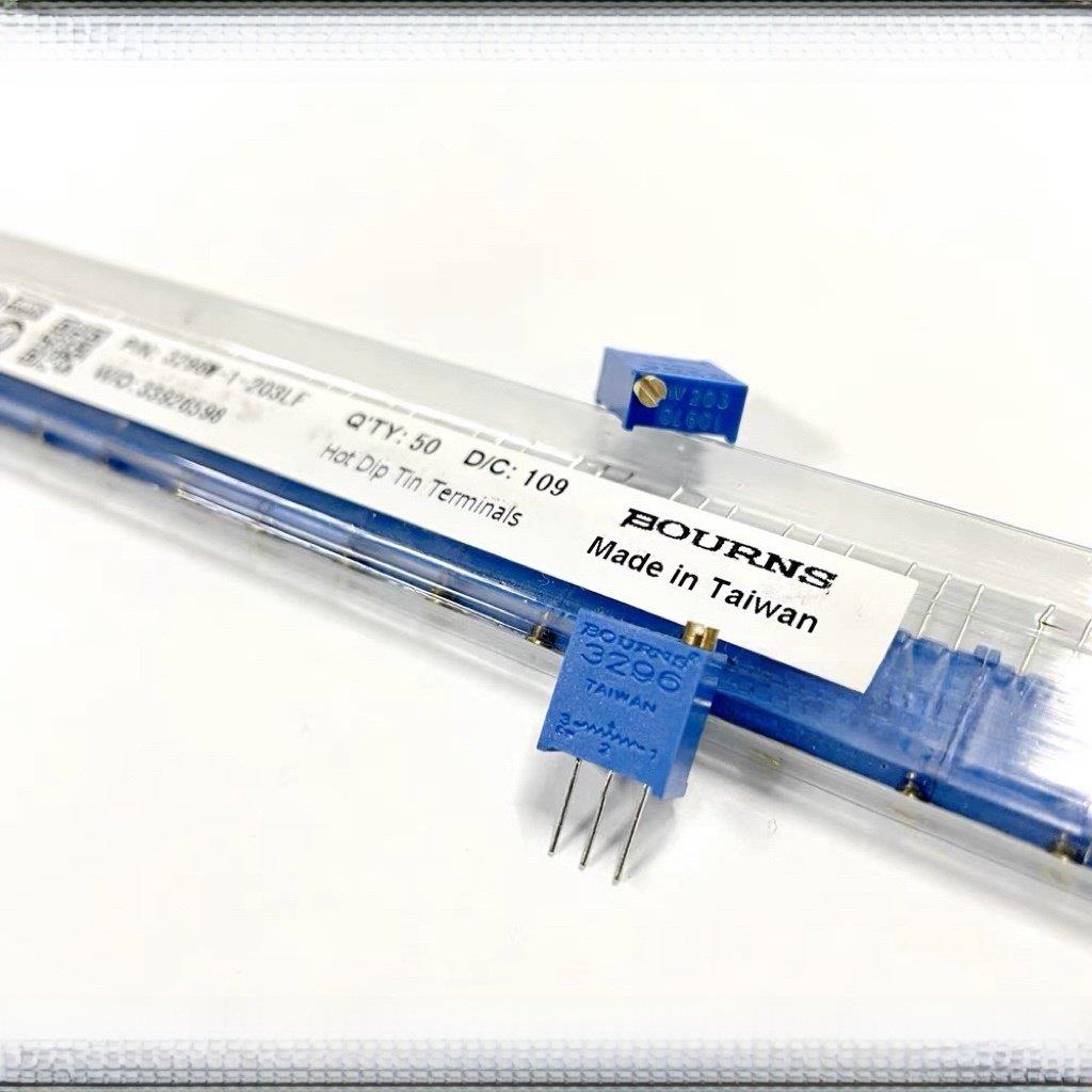 进口波恩斯电位器3296W 1K2K5K10K20K50K100K200K500K1M顶部调节1