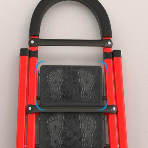 用梯子家折叠梯室内人工程梯携便多字功能BQY小楼梯叉伸缩加厚扶