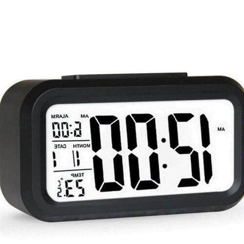 digital alarm led clock闹钟snooze control backlight calendar