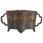 香炉家用复古沉香熏香室内陶瓷焚香盒檀香蚊香供奉香薰盘托座香插